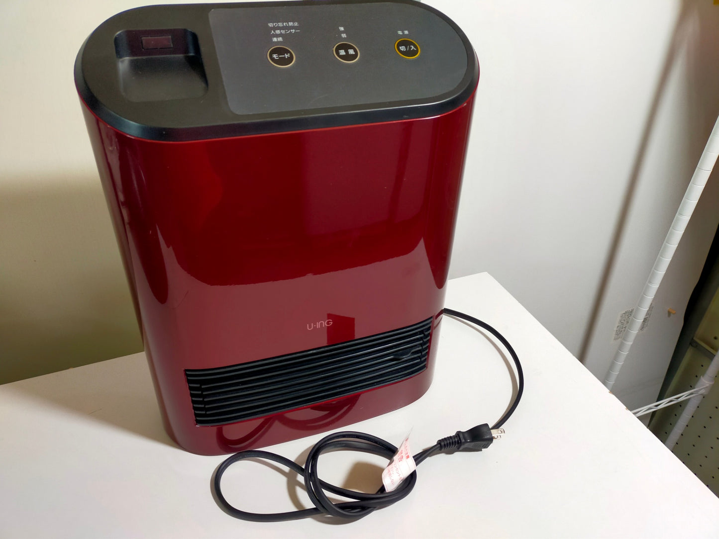 【サテライト】 セラミックファンヒーター ユーイング US-S1000L  2018年製