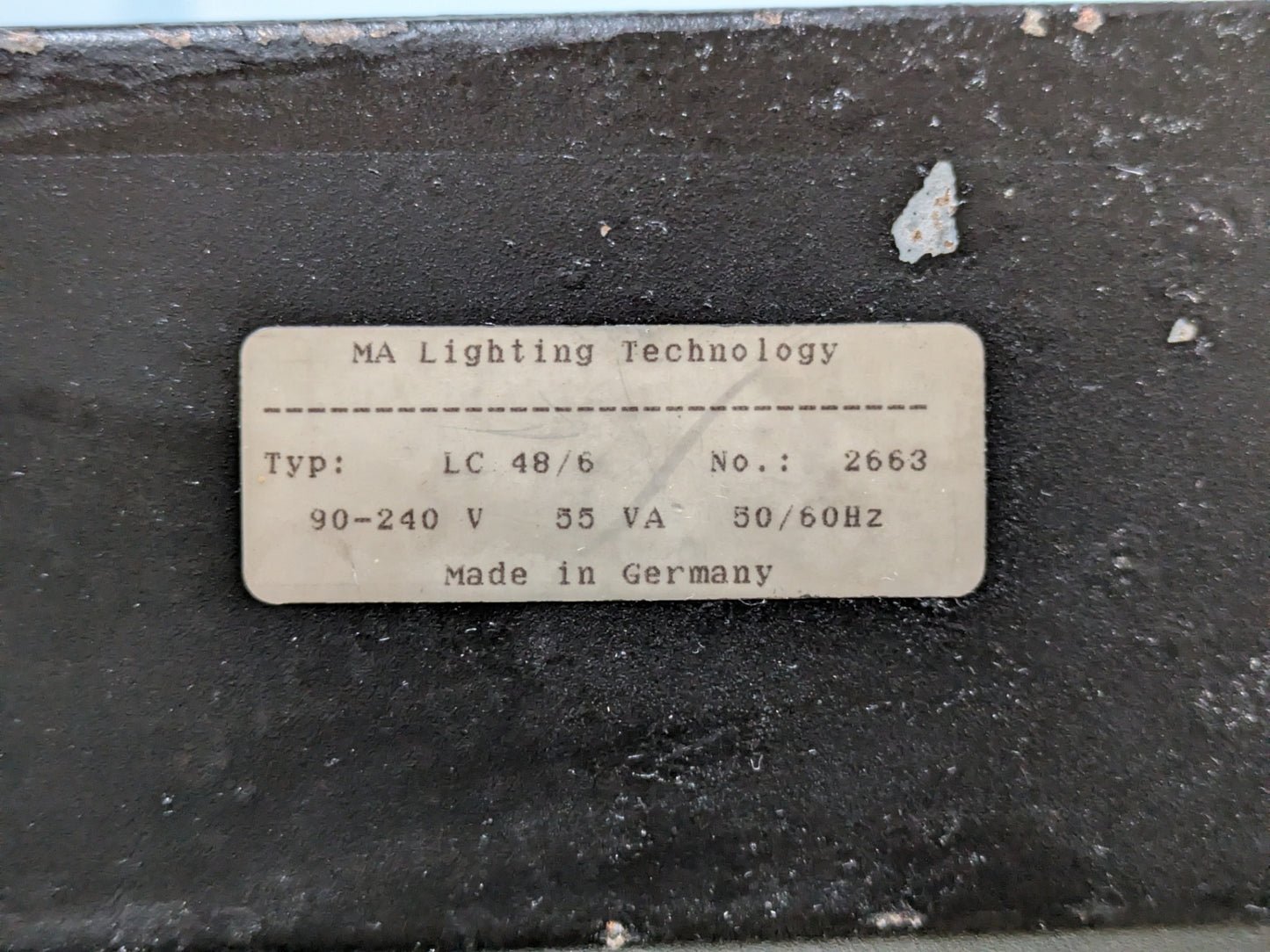 【倉庫保管】 MA LIGHTCOMMANDER II 48/6