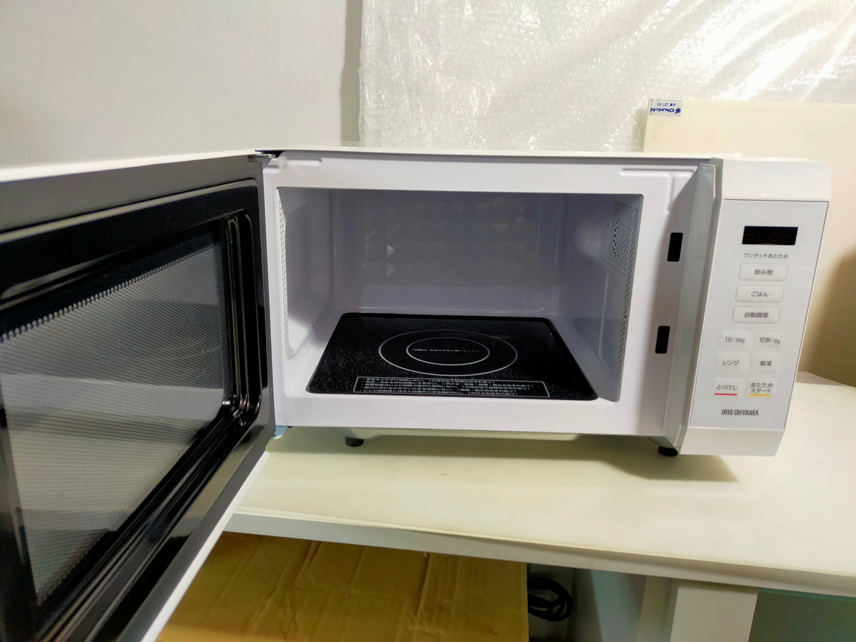 【サテライト】 電子レンジ フラット アイリスオーヤマ 18L IMB-F186-W  2023年製