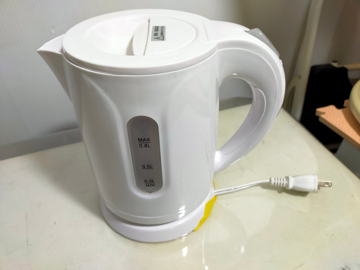 【サテライト】 電気ケトル ヒロコーポレーション 0.8L KTK-08  2024年製