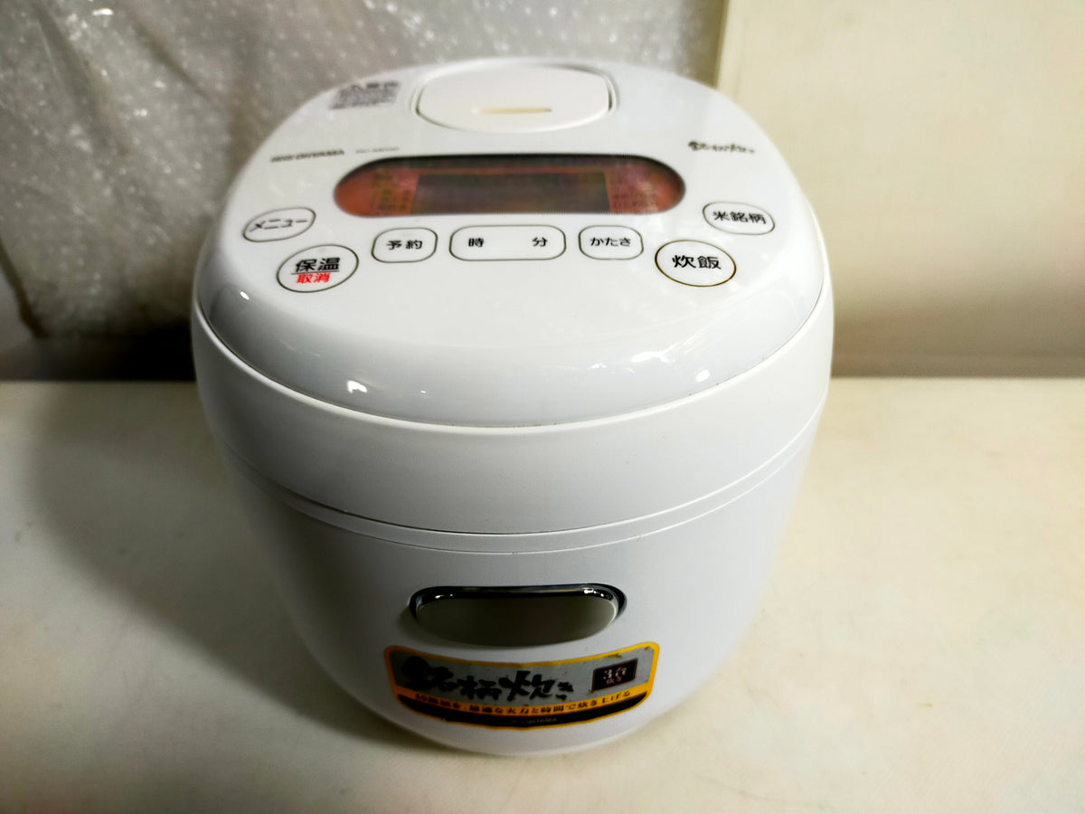 【サテライト】 炊飯器 アイリスオーヤマ 3合炊き RC-MD30-W  2021年製