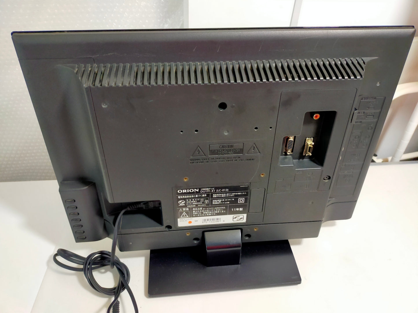 【サテライト】 液晶テレビ オリオン 19V型 DU191-E1  2011年製