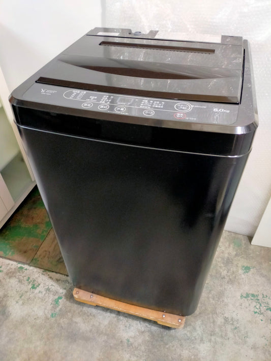 【サテライト】洗濯機 ヤマダ電機 YWM-T60H1-B 6.0kg 2023年製