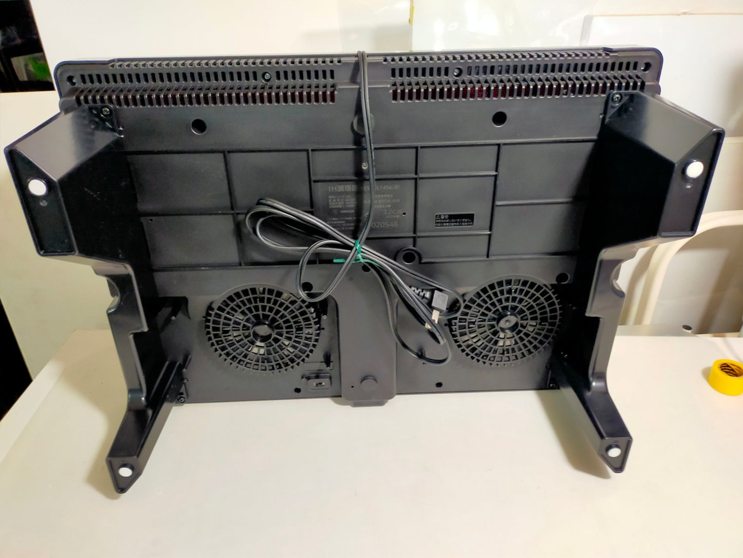 【サテライト】 IH調理器 山善 ２口 YES-WL1456-B  2025年製