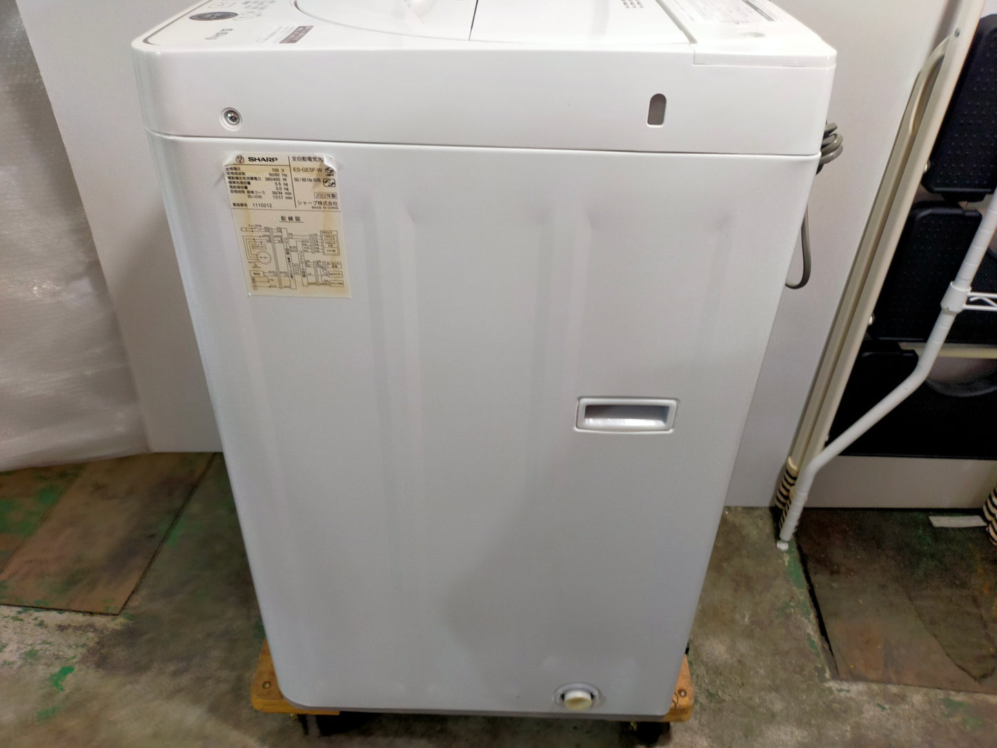 【サテライト】洗濯機 シャープ ES-GE5F 5.5kg 2022年製