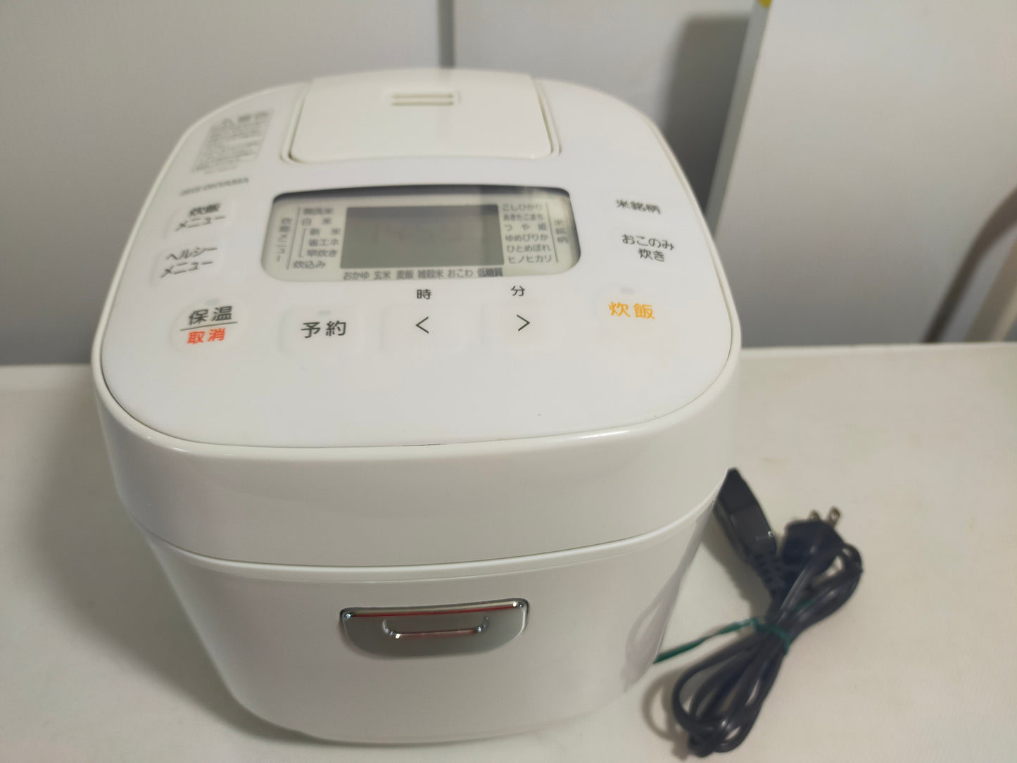 【サテライト】 炊飯器 アイリスオーヤマ 3合炊き RC-ME30-W  2021年製