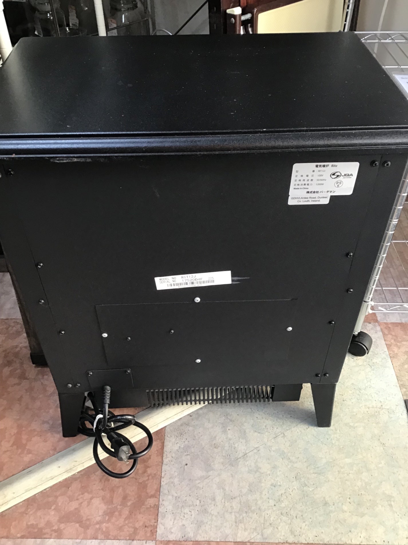 【深草店】 暖炉型ヒーター　RIT12JRIT12WJ Simplex