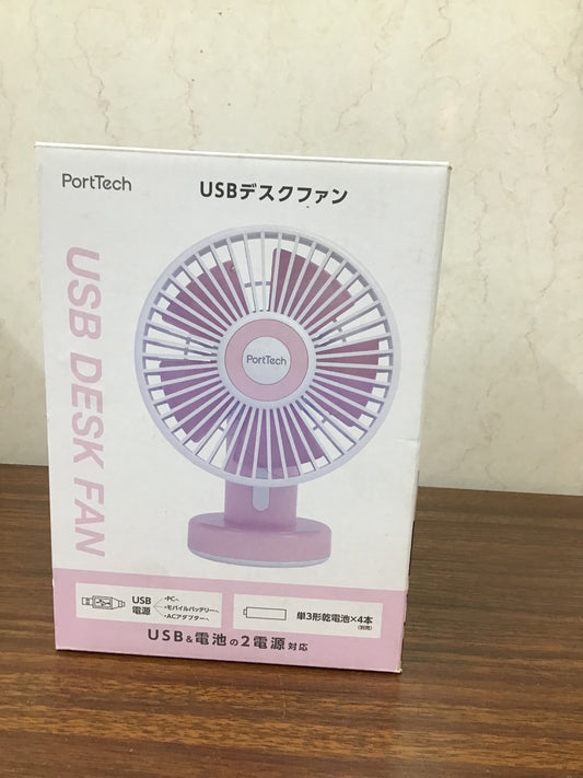 【深草店】 USBデスクファン　PORTTECH  不明年製