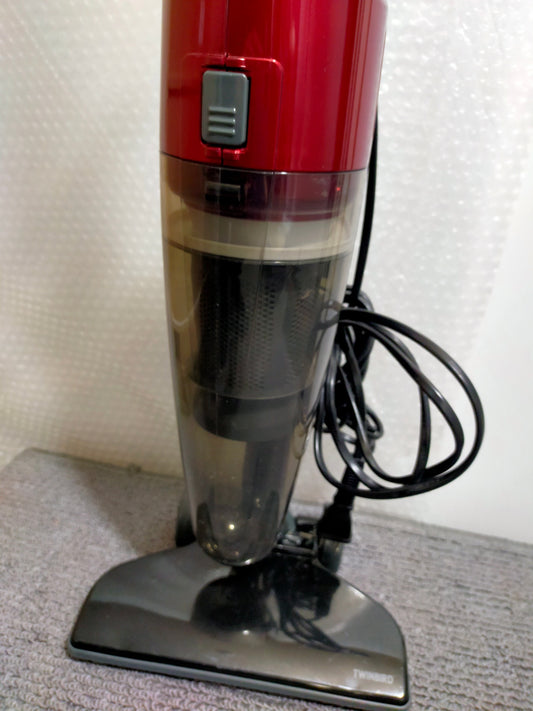 【サテライト】 サイクロンスティック型クリーナー ツインバード ルビーレッド TC-5134R  2022年製