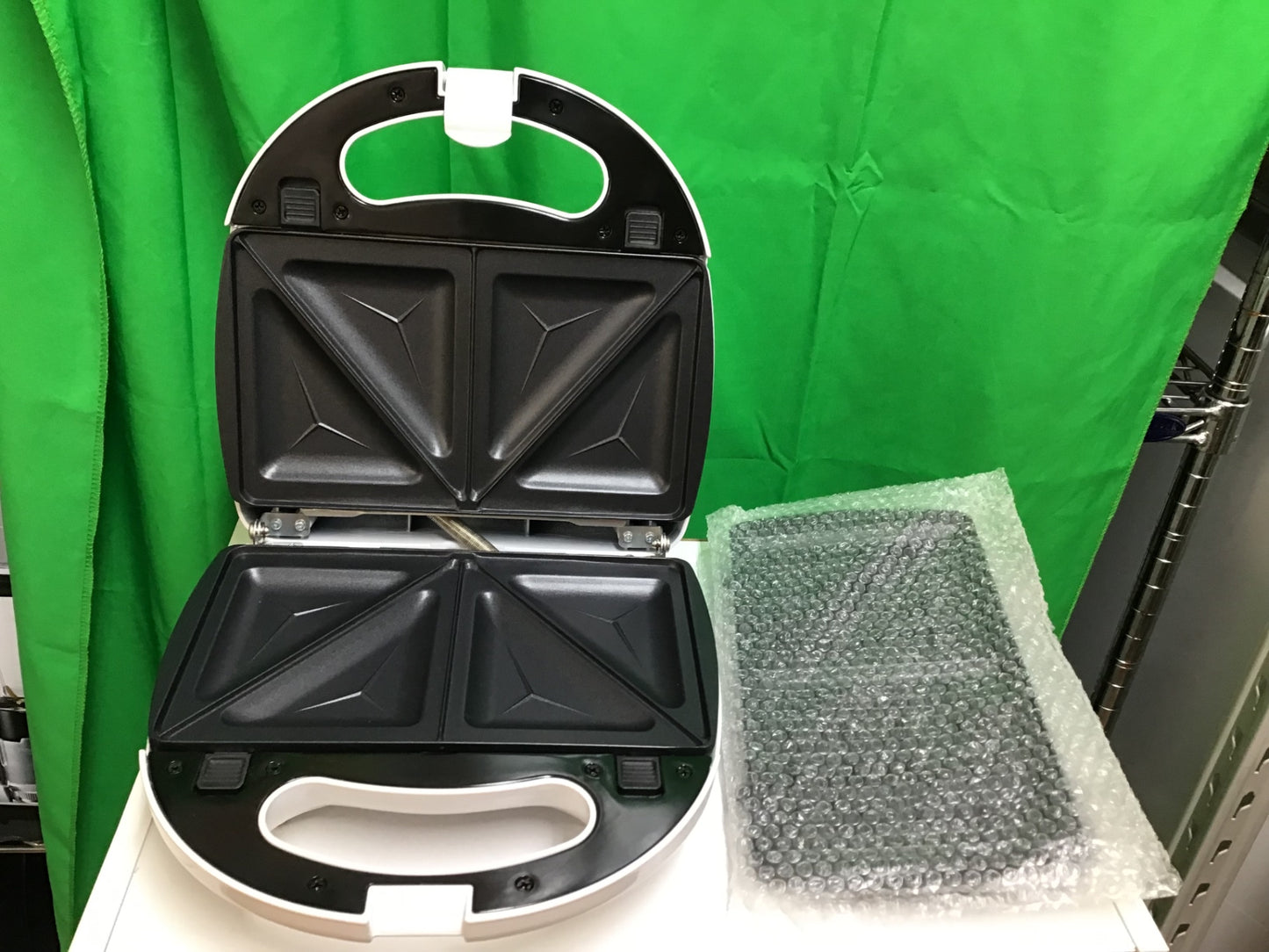 【深草店】LITHON (ライソン) D-STYLIST 着脱式サンドメーカー2in1 KDHS-004W | ホットサンド | 1台でホットサンドもワッフルも簡単に作れる！
